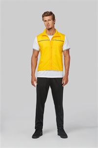 GILET CON FODERA IN RETE